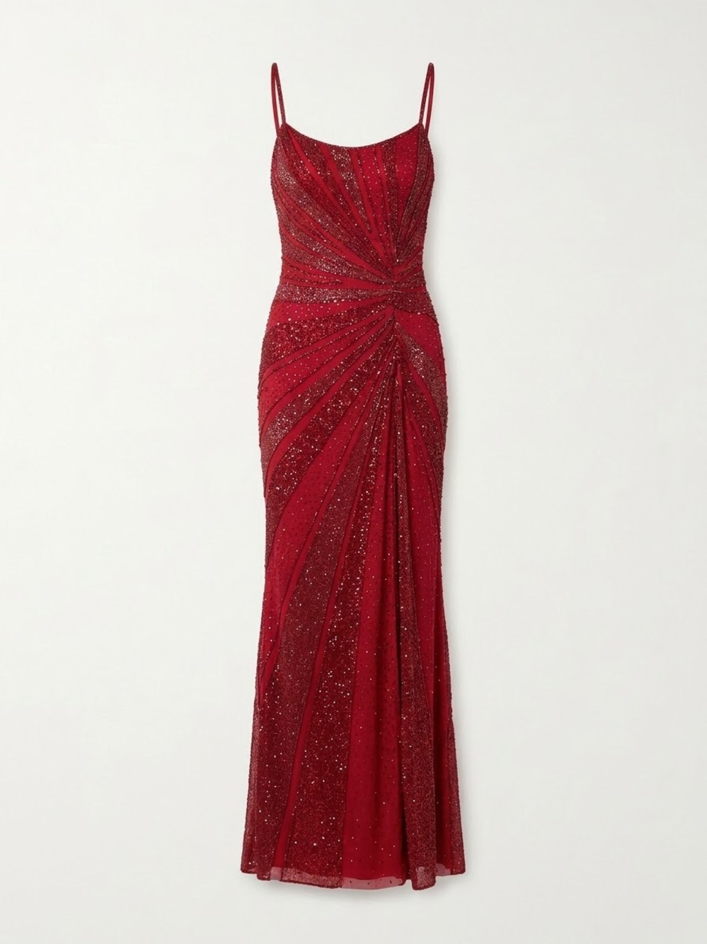 Cache Vintage Beaded Evening Gown